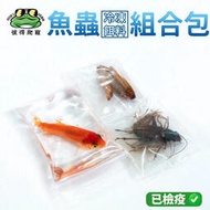 【彼得爬寵】魚×蟲 冷凍餌料組合包 🐟 魚+大麥蟲+蟋蟀