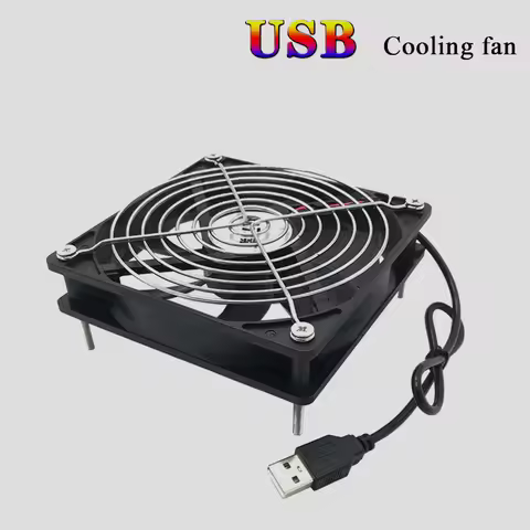 12/8cm 12V USB Powered Computer PC Case Fan For Receiver DVR Xbox TV Box Router Silent Chassis Coole