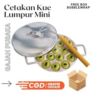 19 Hole Mini Mud Cake Mold Cast Aluminum Baking Tray Loyang Kek