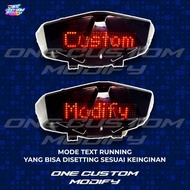 stoplamp running text animasi vario 125-150 new lampu led rem belakang modifikasi variasi motor 2018