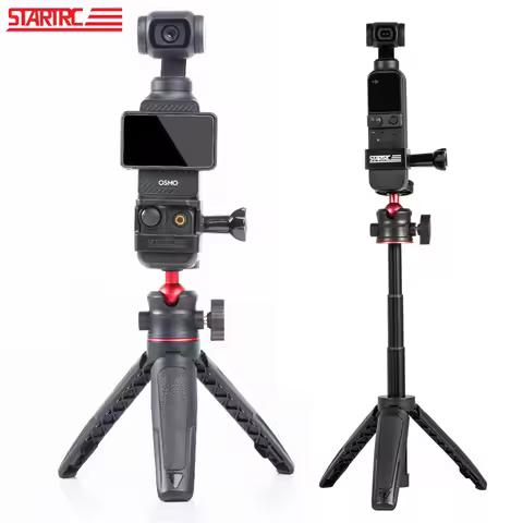 STARTRC For DJI Pocket 3 Tripod Handheld Selfie Stick Extendable Bracket For Osmo Pocket 2 Sport Cam