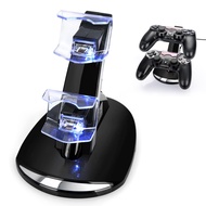 Hot Playstation 4 / PS4 / PS4 Pro / PS4 Slim Controller Charger Charging Docking Station Bracket Dual USB Fast Charging Station