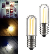 （Ready Stocks）Dimmable Mini E14 E12 LED Fridge Freezer Filament Light COB Bulbs 1W 2W 4W Lamp