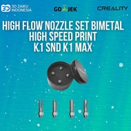 Creality K1 and K1 MAX High Flow Nozzle Set Bimetal High Speed Print