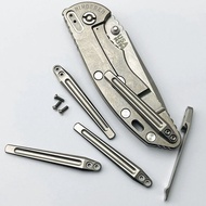 Outdoor Titanium alloy Back Clip Pocket Clip Suitable for Rick Hinderer kn--ives XM18/XM24