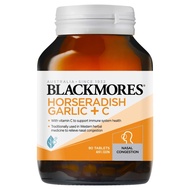 [09/2027] Blackmores Horseradish Garlic + C 90 Tablets - Reduces the Severity of Common Colds