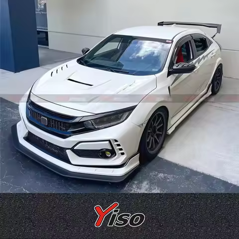 Suitable for Civic Fk8 TypeR Mugen Engine Cover carbon fiber engine hood Mugen with same hood openin
