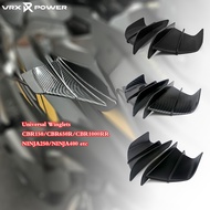 1 Pair Motorcycle Accessories Aerodynamic Winglets Side Winglet Universal for CBR150 CBR500 CBR250RR CBR650R R15M R15v4 R15v3