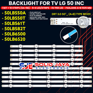 BACKLIGHGT TV LG 50 INCH 50LB550A 50LB550T 50LB561T 50LB582T 50LB6500 50LB6520 50LB550 50LB561 BL 6V