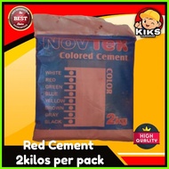 ◨  ◾  ⏌ Red Cement 2kilos Per Pack (Concrete Casting Cement For Flooring House Design Interior Desi