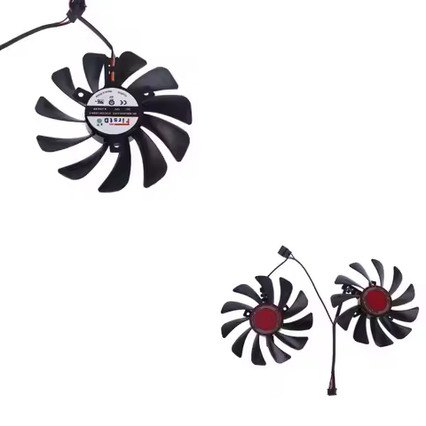 157C 2pcs 95mm FDC10U12S9-C CF1010U12S Cooler Fan Replace for XFX Radeon RX580 RX590