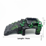 Tortoise Slope Platform Sunbathing Tank Rock Hideout Climbing Pet Decoration Landscape Pet Tortoise 