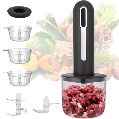 Wireless Electric Food Processor 4 Cup Electric Food Chopper For Meat Onions vegetables Garlic Baby 