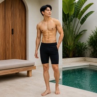 Swim Trunks BlackPOLOS for Adult Men