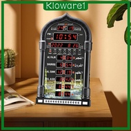 [Kloware1] Azan Clock Mosque Prayer Clock Decorative Ramadan Calendar Decorative Clock