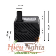 [ 3W without light ] Submersible Water Pump for Aquarium, Pond, Waterfall Set - 3w 220vol Pump