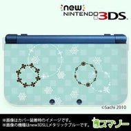(new Nintendo 3DS 3DS LL 3DS LL ) かわいいGIRLS 22 レース1 パステル水色 カバー