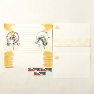 風神雷神貓又 明信片組 貓咪 日本 風雅 風物 貼紙 信封 妖怪 信紙