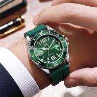 Mechanical Watch Digital Quartz Watch Non-Silicone Ghost Stainless Steel Watch Watch Men's Green Wat