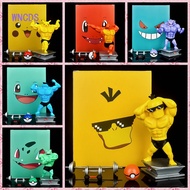 [WNCDS] Pokemon GK Muscle Macho Pikachu Jenny Turtle Frog Seed Gengar Figure Model