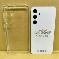 Clear silicon Samsung A35 5G/Samsung A55 5G jelly case clear (Unit)
