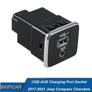Baificar Brand New Original OEM 5XG28DX9AC Front Charging Port USB AUX For 2017-2021 Jeep Compass Ch