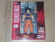 美版 全新外盒有傷 Bandai SH Figuarts(SHF) DragonBall Z Son Goku 龍珠 黑髮 孫悟空 魂 限定 美版 h