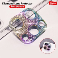 【cw】 Rhinestone Glitter Camera Lens Protector Case For iPhone 13 12 11 Pro Max 12 Mini  Shiny Diamond Full Screen Protective Film