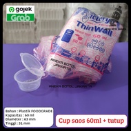 Thinwall victory cup 60ml 60ml sauce cup/ 60ml sauce cup/