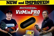 Battlecock NEW and IMPROVED Black VitMinPRO 100s Tablet  Multivitamins with Probiotic  All In One Vi