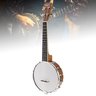 4 String Banjo Concert 24 Inch 4 String Strings Guitar Beginners Musical Instrument Rosewood Fingerb