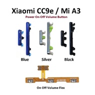 For XM Mi A3 / CC9e ( M1906F9SH ) Side Power On Off Volume Button Key Flex Cable Ribbon For Repair O