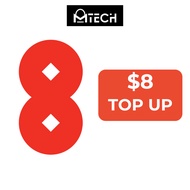 MTech Eight Telecom 76GB 12GB Malaysia Roaming Recharge Top Up Telco $8 $11.80 $14.80 $18