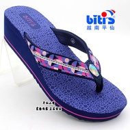 Dép Xỏ Ngón Đế Phẳng Thời Trang Thoải Mái Đi Biển Biti’s 2022 Dép Xỏ Ngón Đế Xuồng Mũi Tròn Đính Hạt
