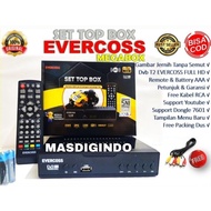 Set Top Box Evercoss MAX Stb Evercoss PRIME Digital Tv Evercoss Setopbox Evercoss MAX hitam