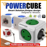 3pin plug Allocacoc powercube 1.5/3meter extended /Power Socket
