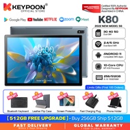 【2022 TOP6】 KEYPOON K80 Tablet PC 10.1 Inches 5G WiFi Android 11 Dual SIM 4G 8800mAh Gaming Online Classroom Meeting for Students 6GB 8GB 10GB RAM 128GB 256GB 512GB ROM