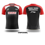 Kaos Jersey Badminton Bulutangkis PB DJARUM Kustom Fullprint VMP099