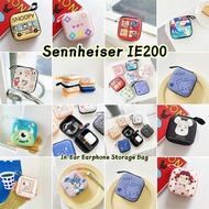 【Case Home】For Sennheiser IE200 In-Ear Earphone Simple Cartoon Data Cable Earphone Bag									
