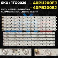 BACKLIGHT TV TOSHIBA 40 Inch 40PU200EJ 40PB200EJ