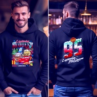 Ready Stock Men's and Women's Casual Loose Pattern Printed Christmas Sweatshirt Hoodie 1216