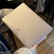 Shesell macbook Case(Glitter)Musical Notes Stars Air13/15 A3241 Pro13 M3 Clear Case