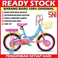 Sepeda Anak Perempuan Genio Yummi 12, 16, 18 inch, Sepeda Lipat Anak