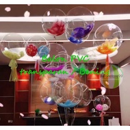 18 inch PVC balloon / 18" clear transparent PVC balloon