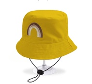 TOPI BUCKET ANAK LUCU BORDIR NAMA DAN PELANGI BUCKET TALI BAYI PAKE NAMA TOPI RIMBA ANAK LUCU MURAH