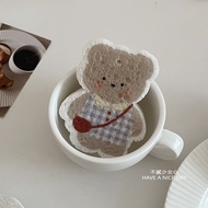 Cute Bear Dishwashing Cloth * Wind Rag Cloth * Wind Rag Cloth Scouring Pad Bear Dishwashing Cloth * 