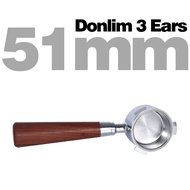 HEYMAN 51mm Delonghi/Donlim Coffee Bottomless Portafilter Stainless Steel Bottomless Coffee Portafil