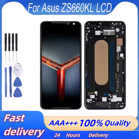 6.59''OEM LCD For ASUS ROG Phone 2 ZS660K Phone II LCD Display Touch Screen For ASUS ZS660KL I001DA 