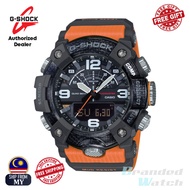 [OFFICIAL CASIO WARRANTY] Casio G-Shock GG-B100-1A9 Men's Digital Analog Mudmaster Orange Strap Watc