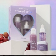 BRAND NEW GRAPE TRIO TRAVEL SET FOXYAFFAIRS - KITTY SCRUB RINSE DROPS FEMININE INTIMATE SET
